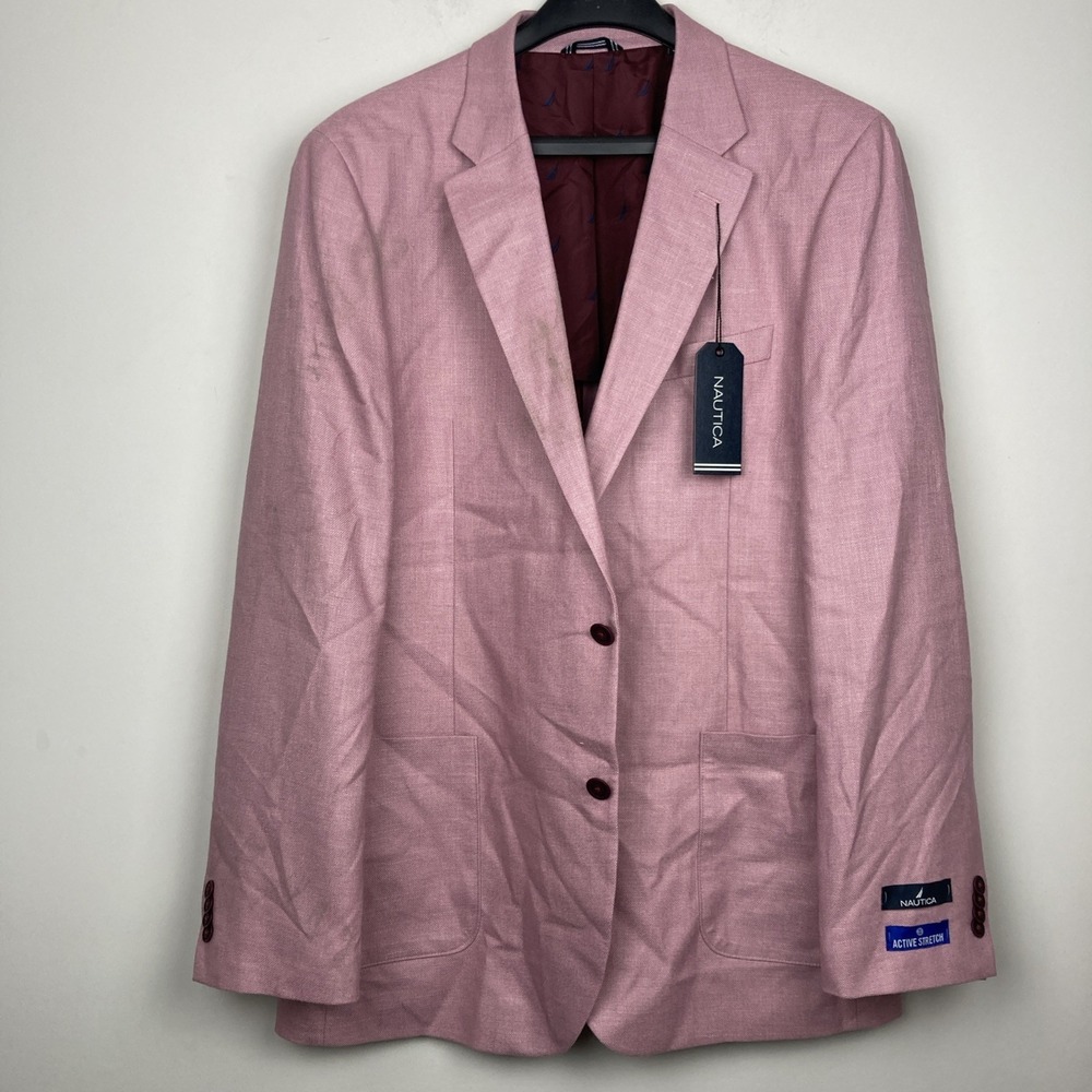 Nautica Men's Modern Fit Stretch Structure Weave Sport Coat Jacket Size 44L - Picture 3 of 11